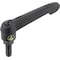 Kipp Adjustable handle, antistatic, M08x20mm extrnl thrd, Handle length 65mm K0269.1120824X20 - alternate 1